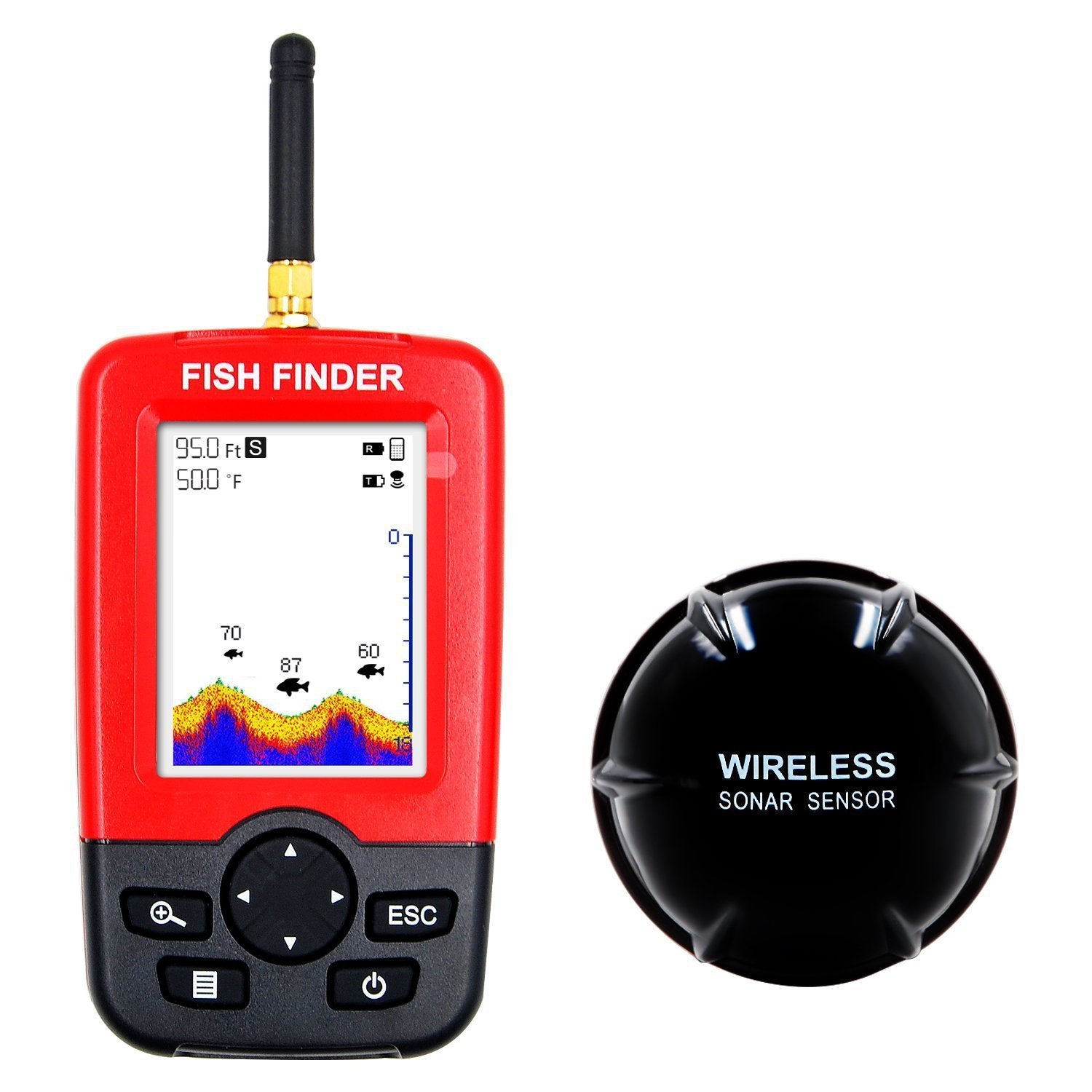 Fish Detector Wireless Sonar Underwater Visual High Definition Fishing Detector Mobile Phone Ultrasonic Fish