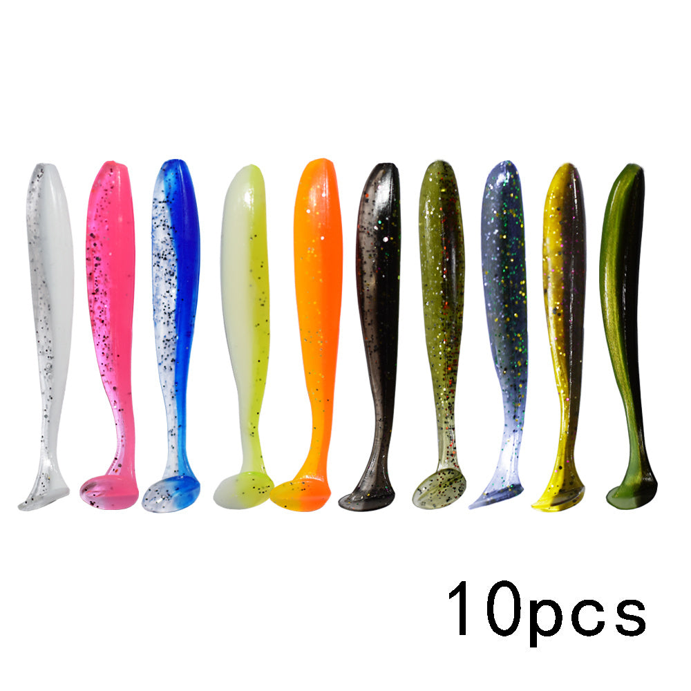 T Tail Soft Color Lure Silicone Bait Fishing Supplies
