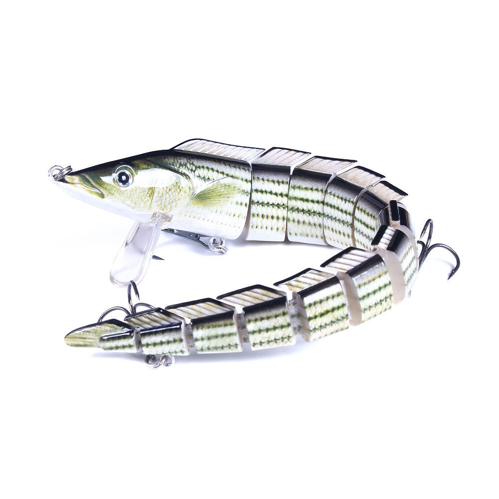 Multi-section Simulated Fish Loach Lure Bait